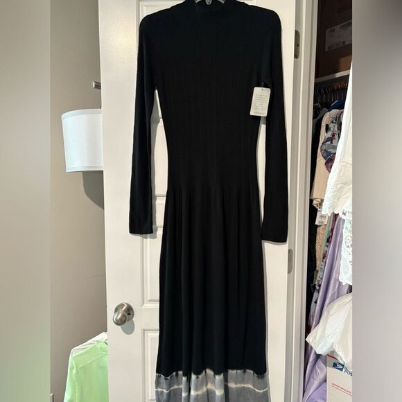 Proenza Schouler NWT Lila Ombré Detail Long Sleeve Merino Wool Sweater Dress S - Picture 7 of 9